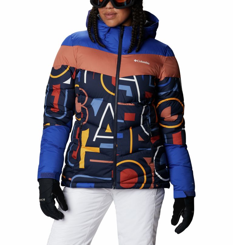 Blue Women's Columbia Abbott Peak Ski Jacket | PLJQIY-583 - Columbia Outlet Online