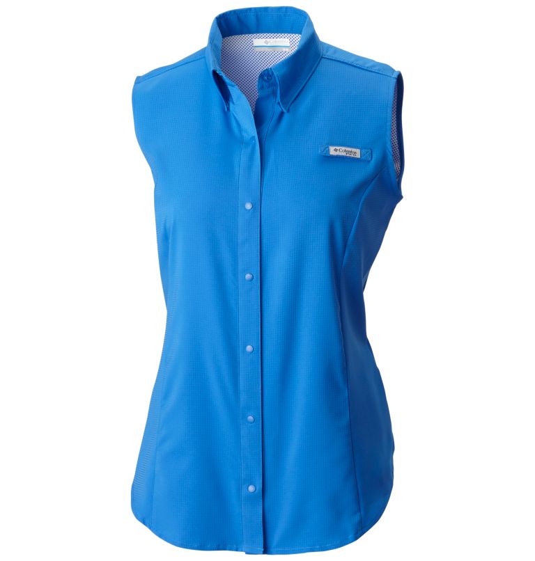 White Women's Columbia PFG Tamiami Shirts | FQNGAB-104 - Columbia Outlet Online