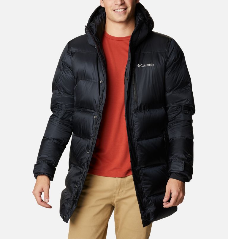 Black Men's Columbia Peak District Parkas | CATVYD-058 - Columbia Outlet Online