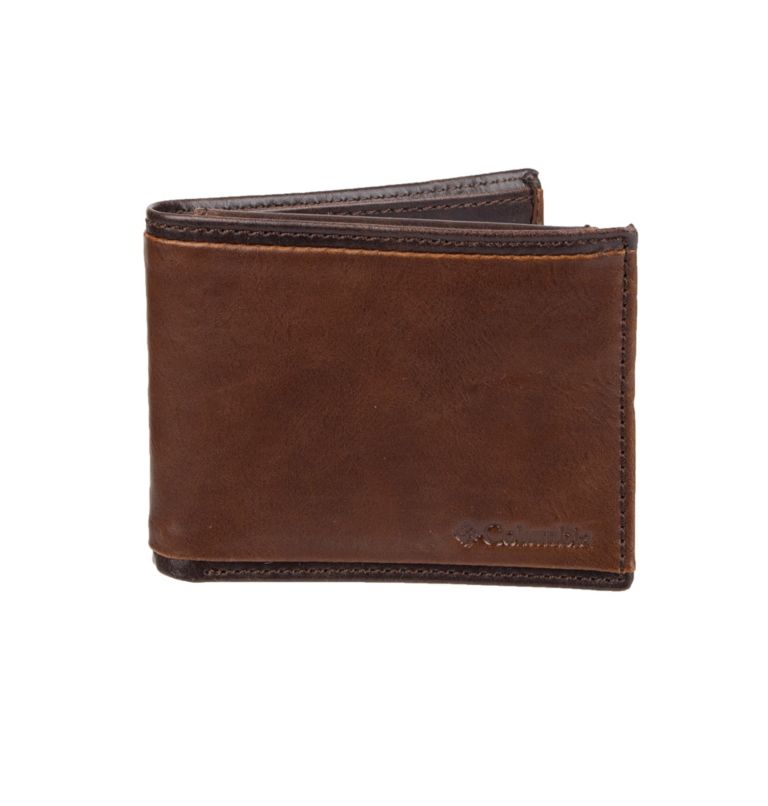 Brown Men's Columbia RFID Wallets | SRBFDG-709 - Columbia Outlet Online
