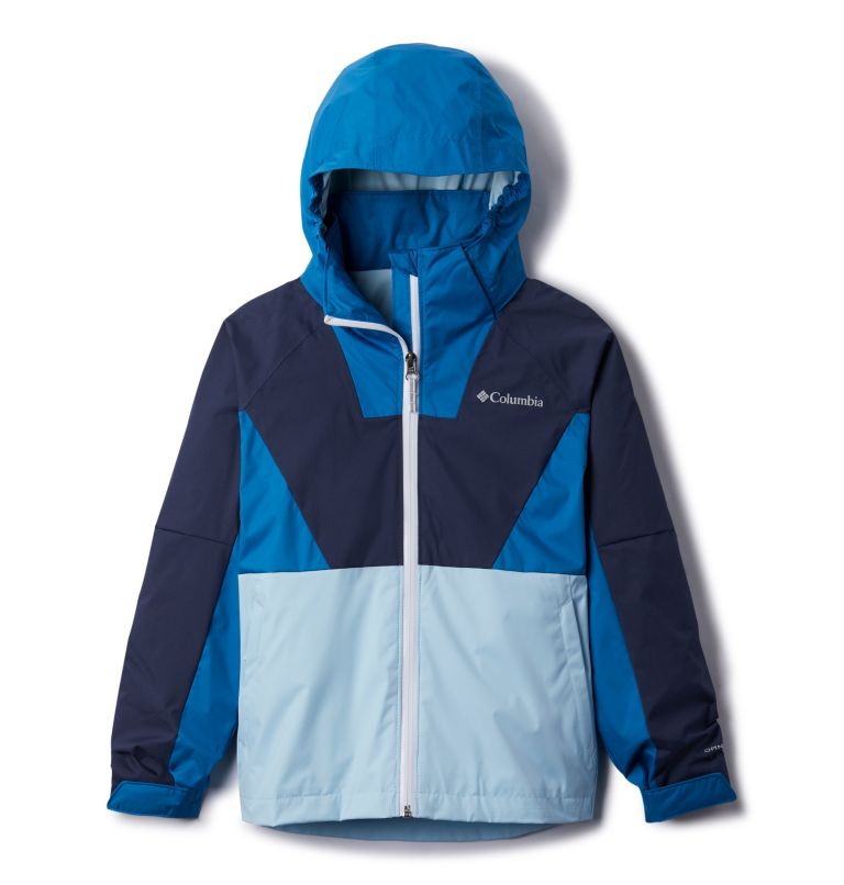 Blue Kids' Columbia Rain Scape Rain Jacket | EJGFTH-896 - Columbia Outlet Online