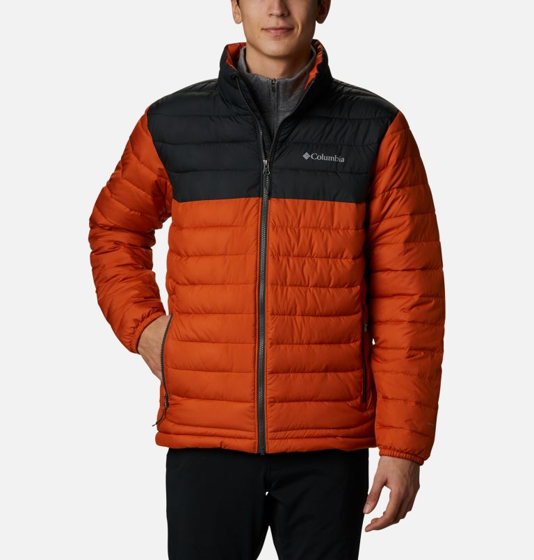 Black Men's Columbia Powder Lite Insulated Jacket | ZHPDSX-058 - Columbia Outlet Online