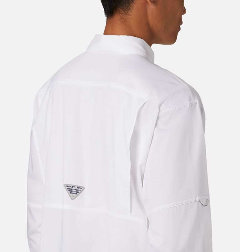 Navy Men's Columbia PFG Low Drag Offshore Shirts | GQZFXV-240 - Columbia Outlet Online