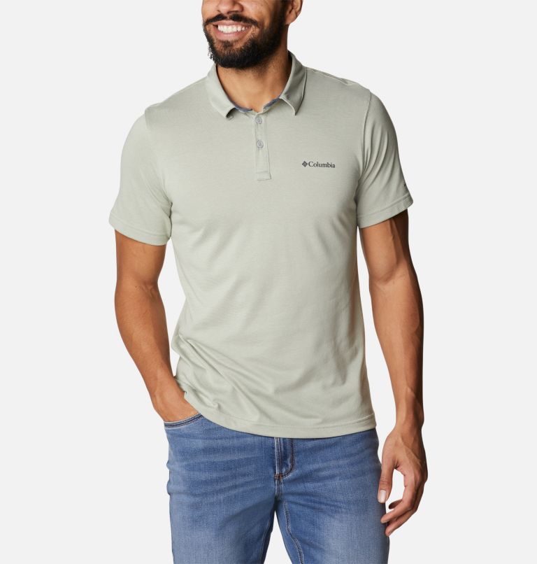 Blue Men's Columbia Thistletown Ridge Polo | KXZTLN-357 - Columbia Outlet Online