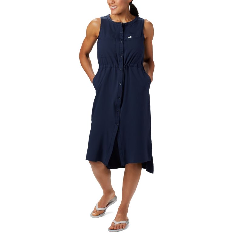 Blue Women's Columbia PFG Tamiami Dresses | ASEMDC-652 - Columbia Outlet Online