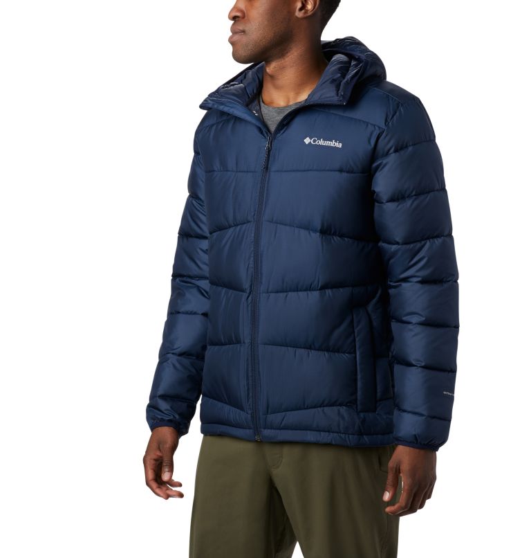 Green Men's Columbia Fivemile Butte Hooded Jacket | YXGHUB-358 - Columbia Outlet Online