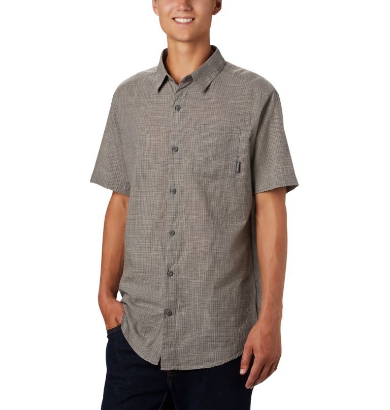 Yellow Men's Columbia Under Exposure Shirts | DYWPXG-836 - Columbia Outlet Online