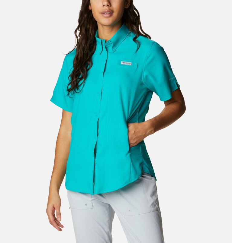 Blue Women's Columbia PFG Tamiami II Shirts | GJKHTV-843 - Columbia Outlet Online