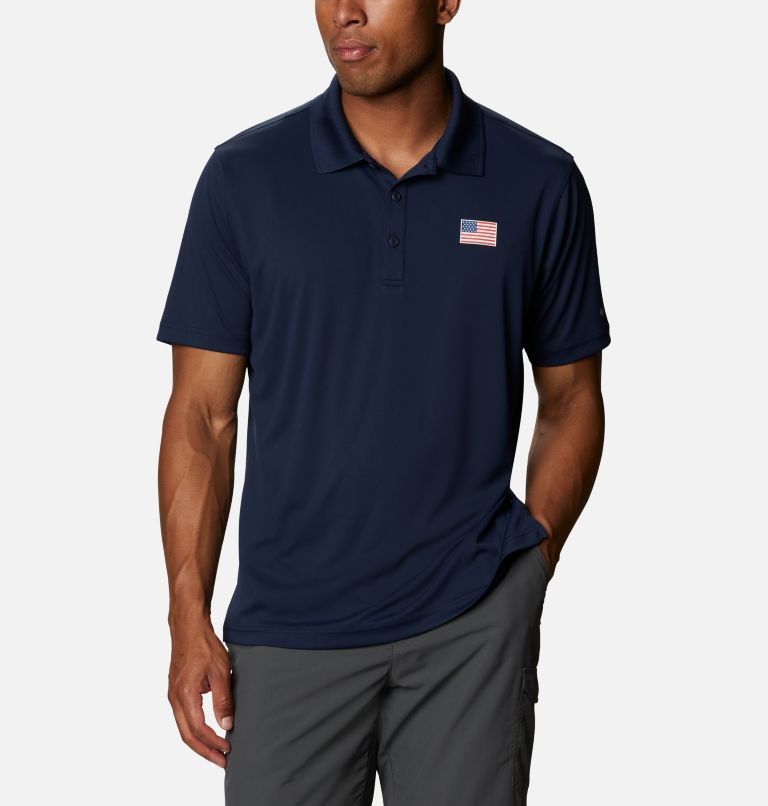 Red Men's Columbia PFG Terminal Tackle Polo | MVWKON-231 - Columbia Outlet Online