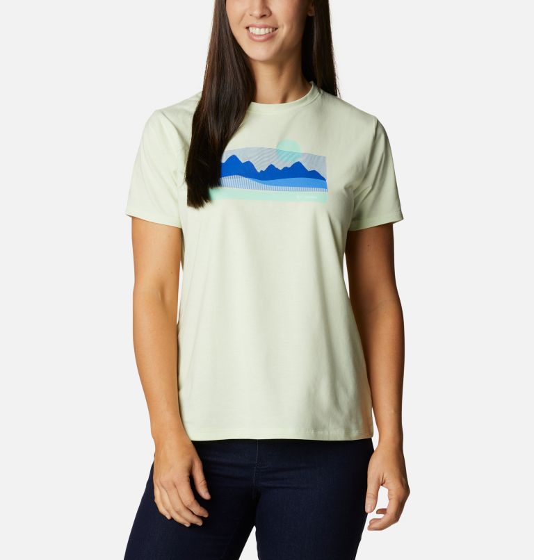 Orange Women's Columbia Sun Trek T-Shirt | EFBSNX-476 - Columbia Outlet Online