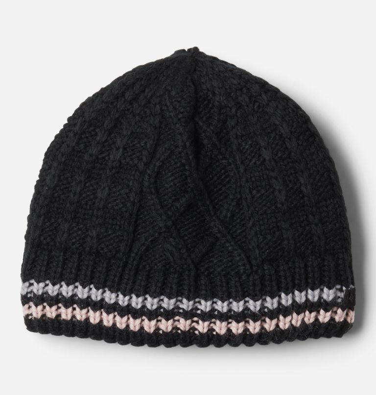 Black Grey Pink Kids' Columbia Cabled Cutie Beanie | PORCDX-534 - Columbia Outlet Online