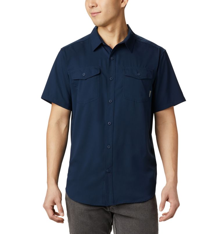 White Men's Columbia Utilizer II Shirts | NBAMKY-198 - Columbia Outlet Online