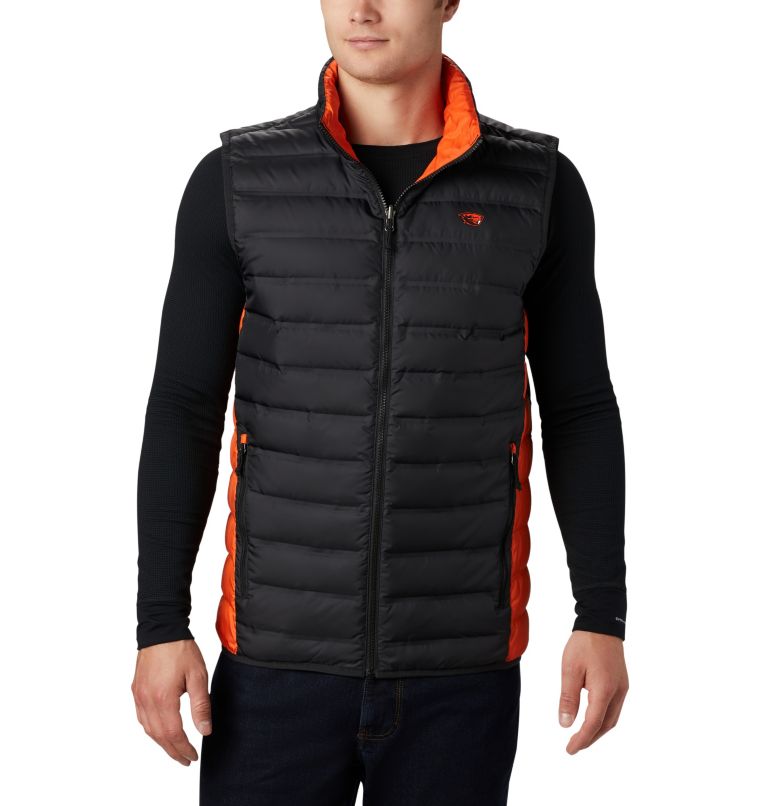 Black Orange Men's Columbia Collegiate Vest | IPOZYS-329 - Columbia Outlet Online