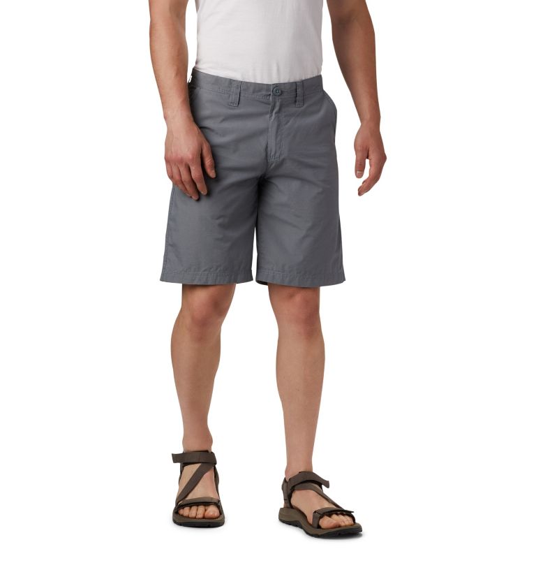 Red Men's Columbia Washed Out Shorts | UFZNHA-485 - Columbia Outlet Online