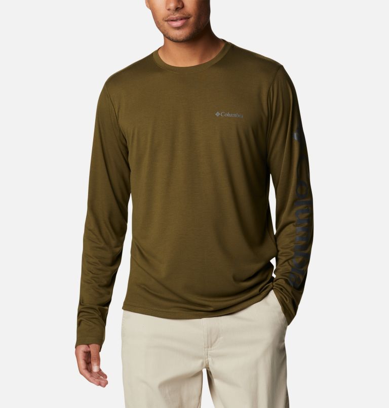 Black Men's Columbia Marshall Valley T-Shirt | QXAEDL-049 - Columbia Outlet Online