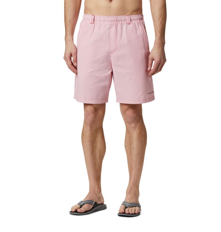 Navy Men's Columbia PFG Super Backcast Shorts | XALKRC-840 - Columbia Outlet Online