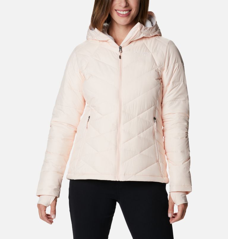 Black Women's Columbia Heavenly Hooded Jacket | RAIUWH-341 - Columbia Outlet Online