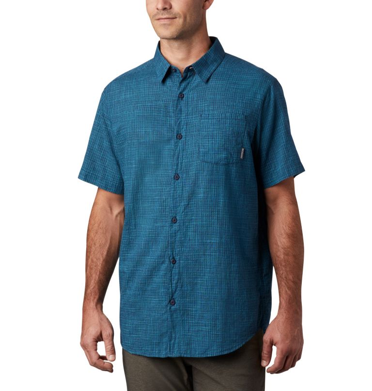 Yellow Men's Columbia Under Exposure Shirts | DYWPXG-836 - Columbia Outlet Online