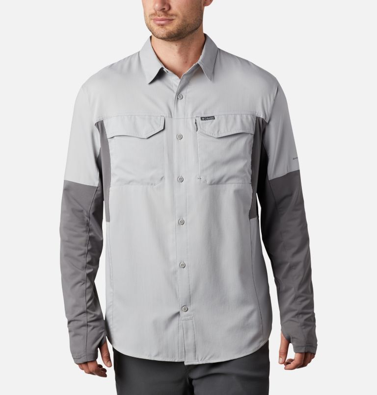 Green Men's Columbia Silver Ridge Shirts | RSGXOZ-245 - Columbia Outlet Online