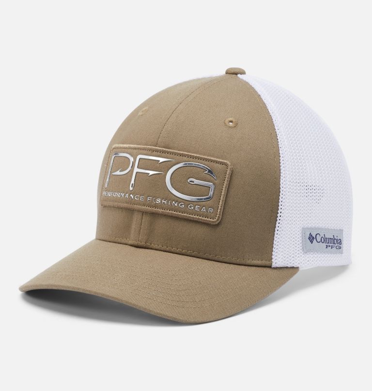 Silver Men's Columbia PHG Mesh Baseball Cap Hats | QYGHWZ-378 - Columbia Outlet Online