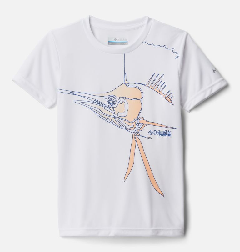 Blue Kids' Columbia PFG Shirts | NAYBGW-586 - Columbia Outlet Online