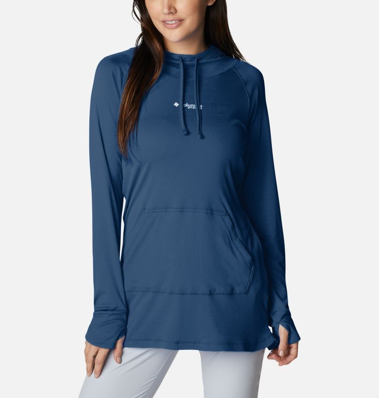 Blue Women's Columbia PFG Respool Hoodies | NMCGUH-369 - Columbia Outlet Online