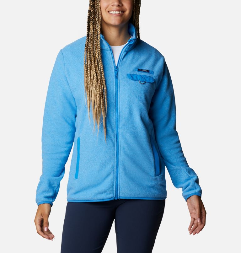 Grey Women's Columbia PFG Harborside Hoodies | OFABQX-987 - Columbia Outlet Online