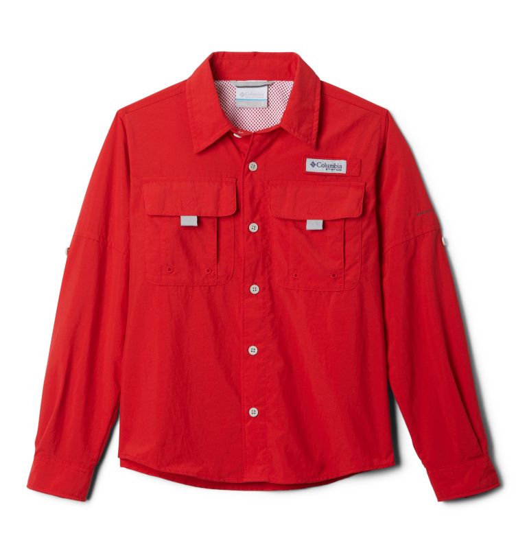 Blue Kids' Columbia PFG Bonehead Shirts | ECAOTY-960 - Columbia Outlet Online