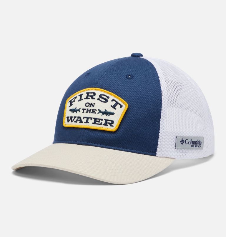 Blue Men's Columbia PFG Trucker Baseball Cap Hats | OTZIFE-401 - Columbia Outlet Online