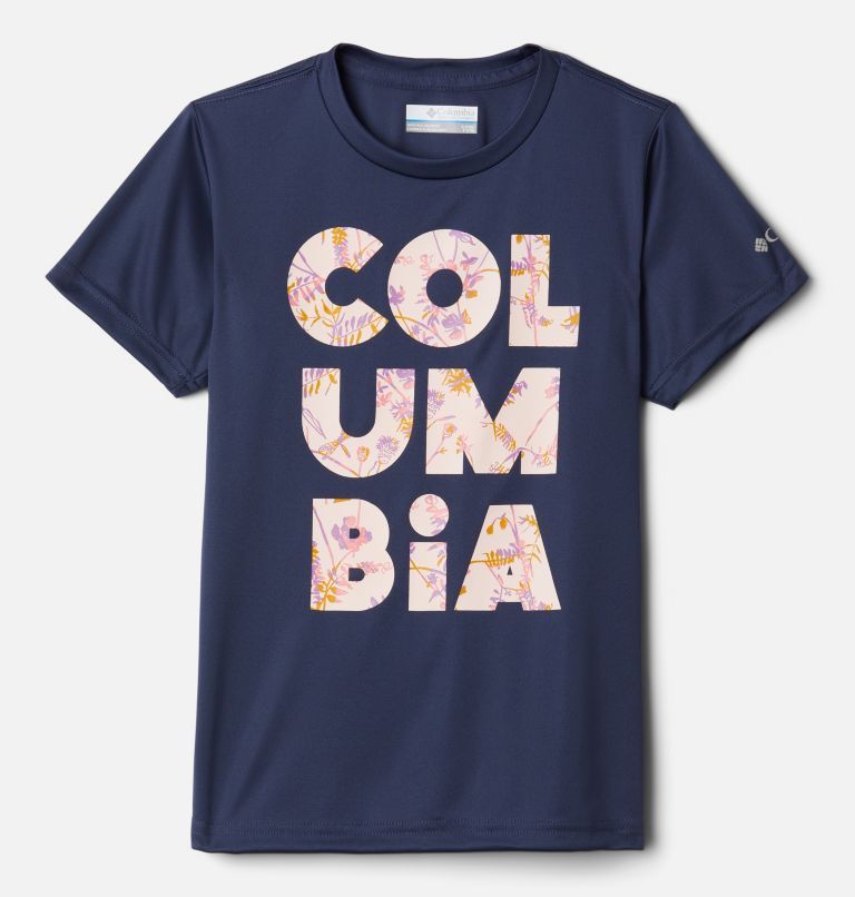 Blue Kids' Columbia Petit Pond T-Shirt | DFVYXR-562 - Columbia Outlet Online