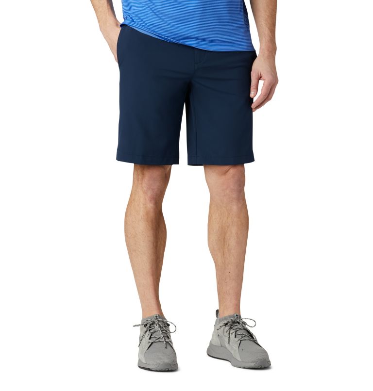 Navy Men's Columbia Omni-Wick Shorts | XWBGDH-805 - Columbia Outlet Online