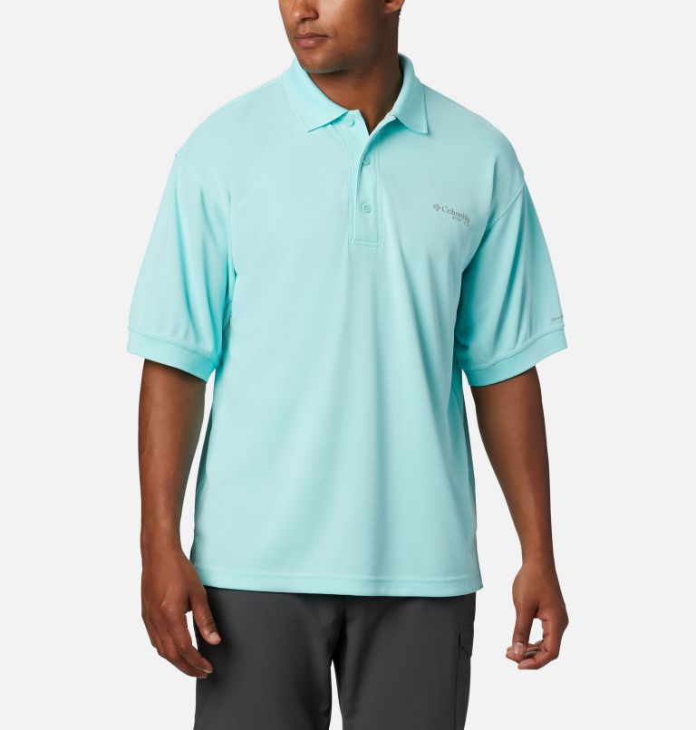 Blue Men's Columbia PFG Perfect Cast Polo | GNVJPO-169 - Columbia Outlet Online