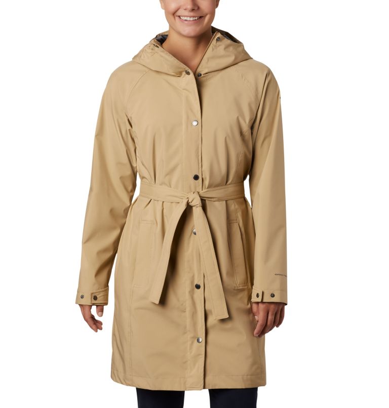 Black Women's Columbia Here And There Rain Jacket | PZINAE-657 - Columbia Outlet Online