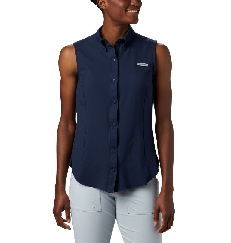 White Women's Columbia PFG Tamiami Shirts | FQNGAB-104 - Columbia Outlet Online
