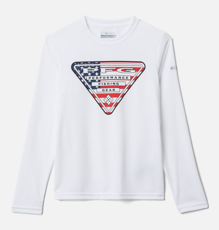 Navy Kids' Columbia PFG Terminal Tackle Shirts | GBPMFV-689 - Columbia Outlet Online