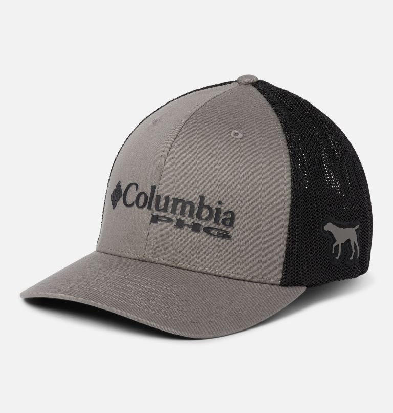 Silver Men's Columbia PHG Mesh Baseball Cap Hats | QYGHWZ-378 - Columbia Outlet Online