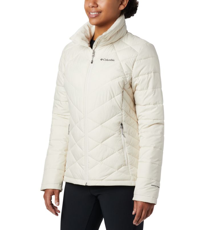 Olive Green Women's Columbia Heavenly Insulated Jacket | XCQZUA-658 - Columbia Outlet Online