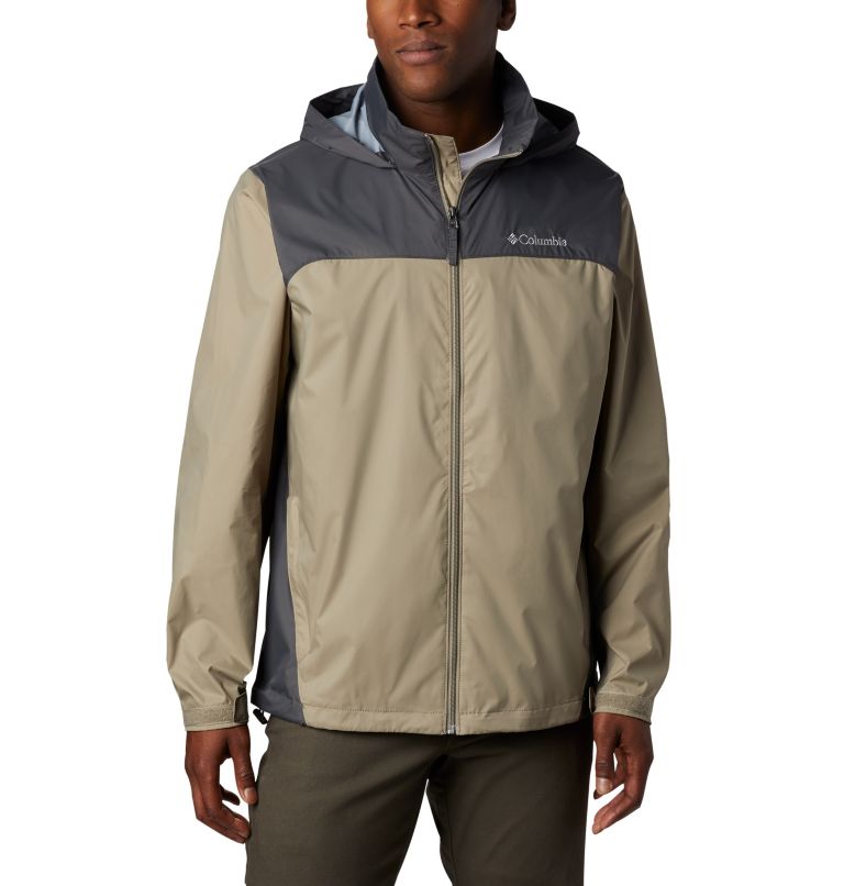 Grey Men's Columbia Glennaker Lake Rain Jacket | FGRZBS-625 - Columbia Outlet Online