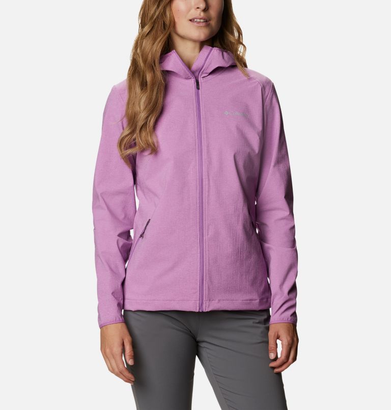Pink Women's Columbia Heather Canyon Rain Jacket | RHTVLX-035 - Columbia Outlet Online