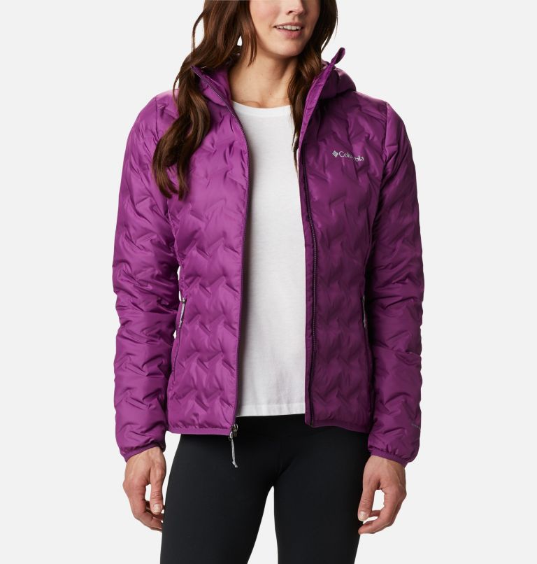 Black Women's Columbia Delta Ridge Down Jacket | VZEPWT-873 - Columbia Outlet Online
