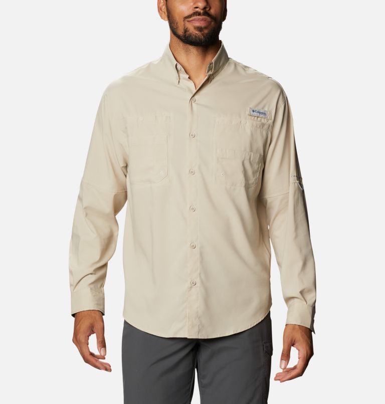 Pink Men's Columbia PFG Tamiami II Fishing Shirts | DSKCVO-075 - Columbia Outlet Online
