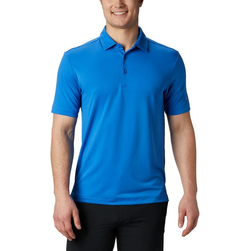 Azul Men's Columbia Omni-Wick Polo | UYHJCX-280 - Columbia Outlet Online