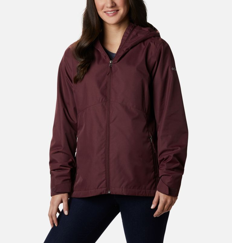 Grey Women's Columbia Rainie Falls Rain Jacket | MDBCQO-794 - Columbia Outlet Online