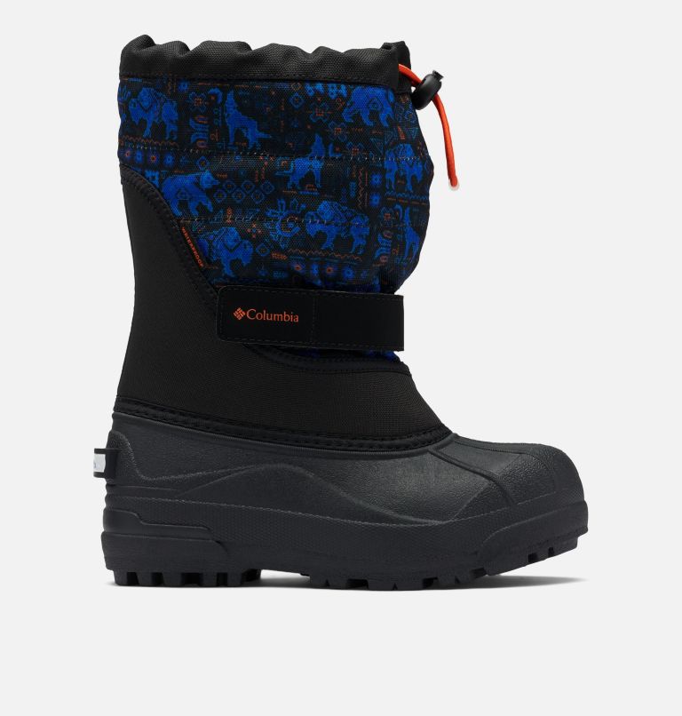 Black Orange Kids' Columbia Powderbug Plus II Snow Boots | LUTGHW-214 - Columbia Outlet Online
