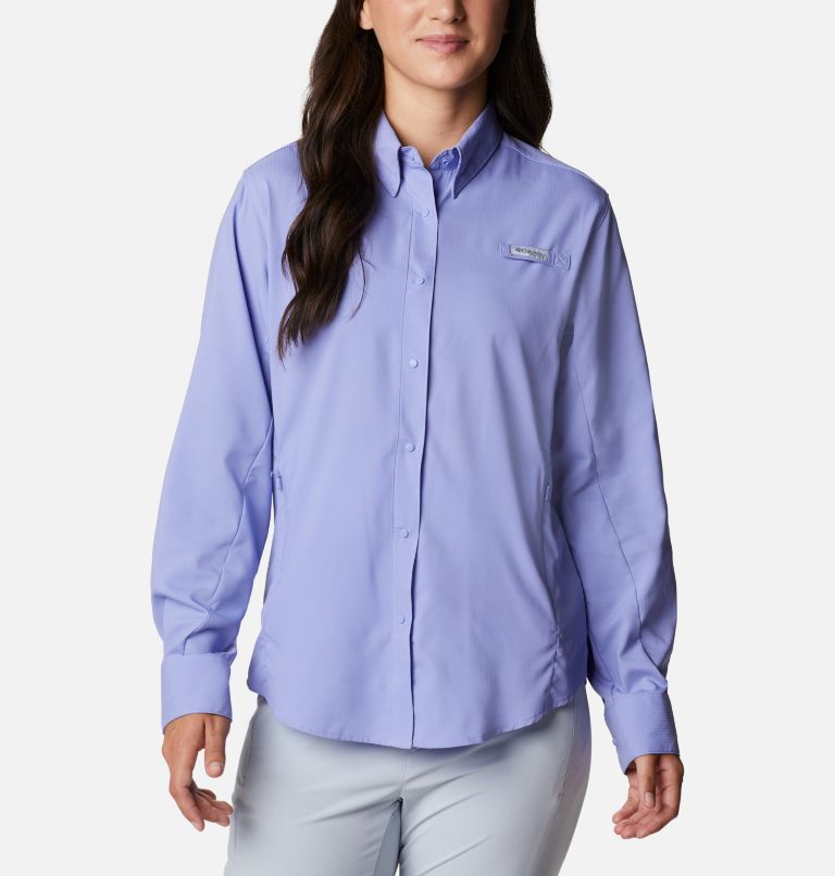 Blue Women's Columbia PFG Tamiami II Shirts | GJKHTV-843 - Columbia Outlet Online