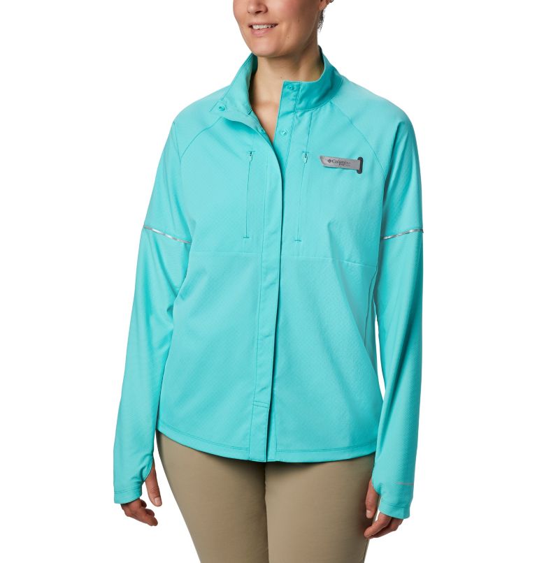 Pink Women's Columbia PFG Ultimate Shirts | CLQNFI-657 - Columbia Outlet Online