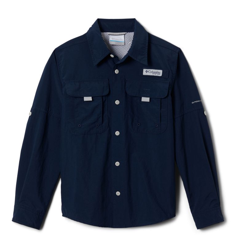 Blue Kids' Columbia PFG Bonehead Shirts | ECAOTY-960 - Columbia Outlet Online