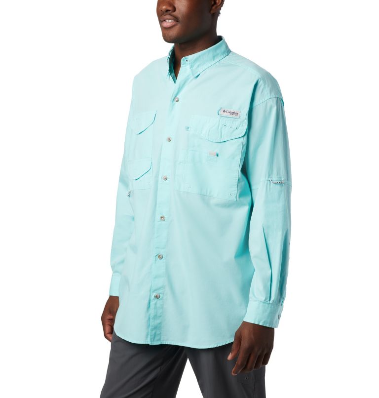 Blue Men's Columbia PFG Bonehead Shirts | RBGDTJ-954 - Columbia Outlet Online