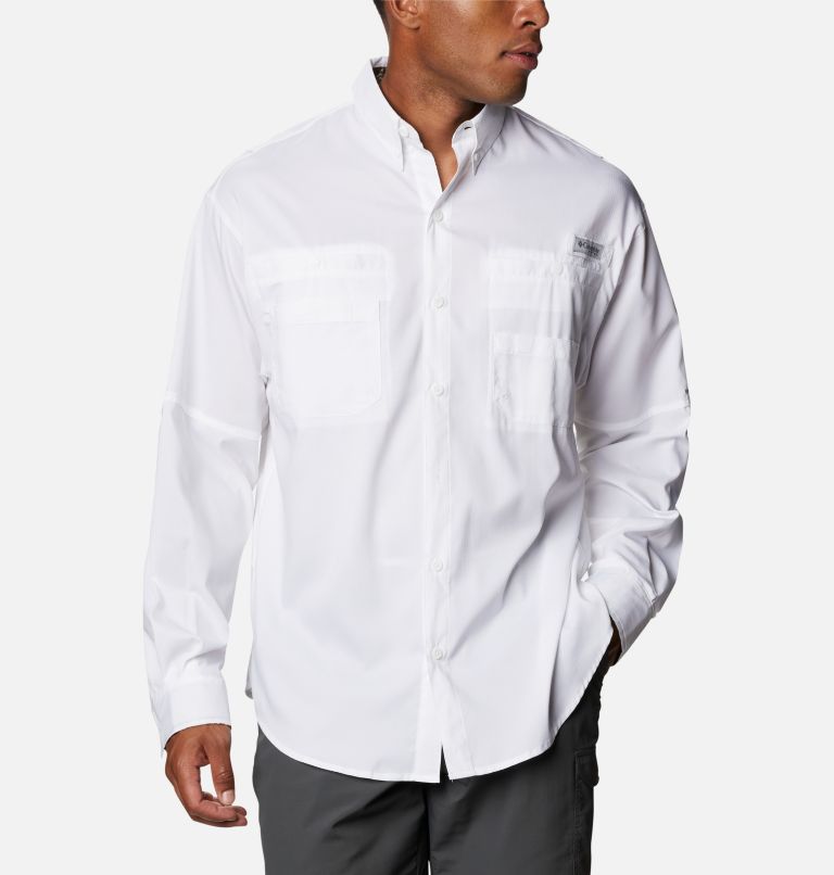 Pink Men's Columbia PFG Tamiami II Fishing Shirts | DSKCVO-075 - Columbia Outlet Online