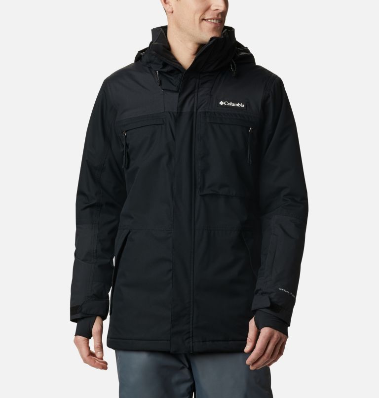 Khaki Navy Men's Columbia Park Run Ski Jacket | KOPRAB-780 - Columbia Outlet Online